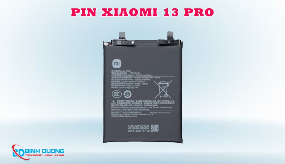 Dịch Vụ Thay Pin Xiaomi 13 Pro