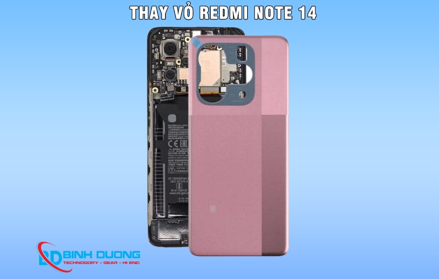 Dịch vụ thay vỏ Xiaomi Redmi Note 14