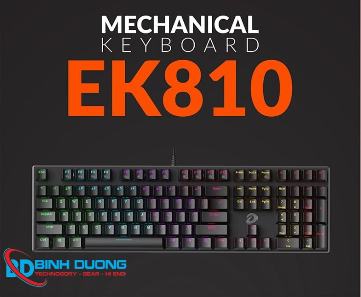 Bàn Phím Cơ Dareu EK810 Multi-Led Black: Lựa Chọn Quốc Dân Cho Game Thủ