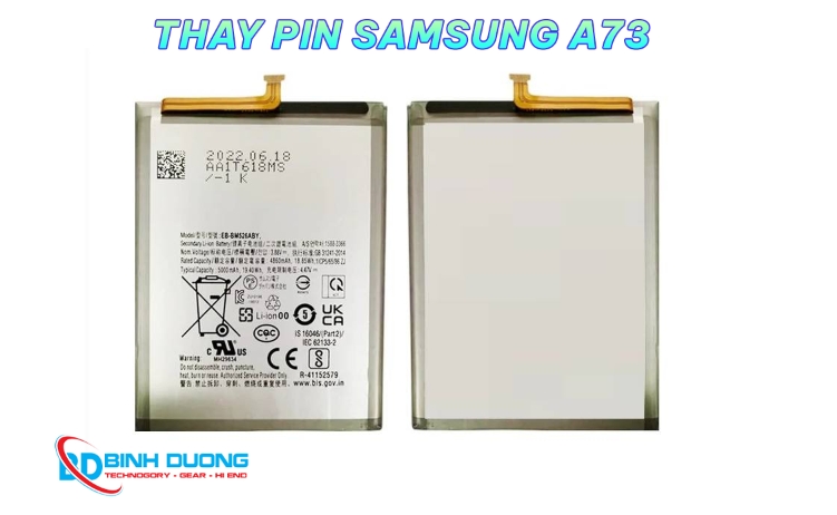 Giới thiệu dịch vụ thay pin Samsung A73