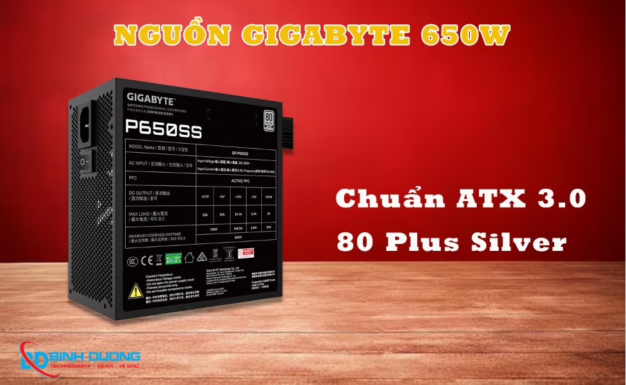 Thiết Kế Chuẩn ATX 3.0 và Hiệu Suất 80 Plus Silver