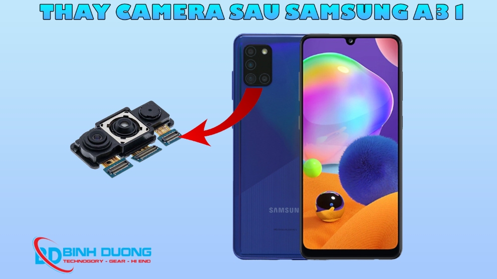 Dịch vụ thay camera sau Samsung A31