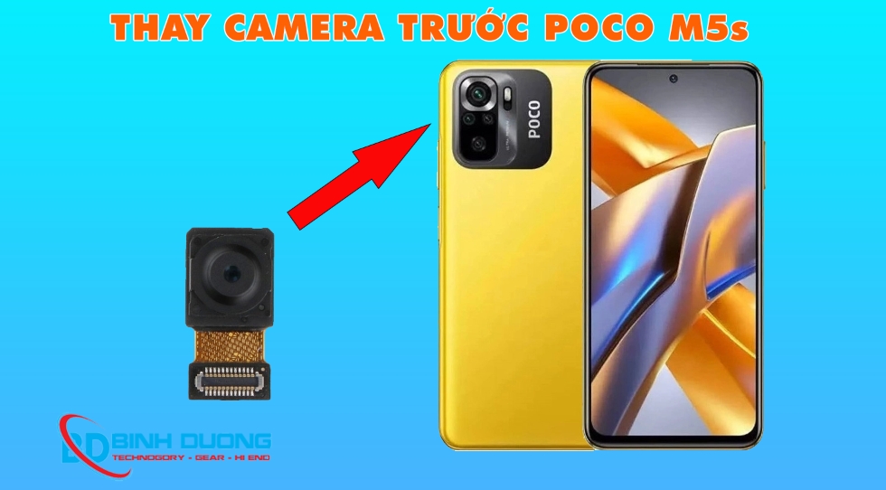Dịch vụ thay camera trước Xiaomi POCO M5s