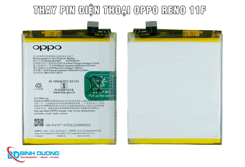 Dịch vụ thay pin Oppo Reno11 F