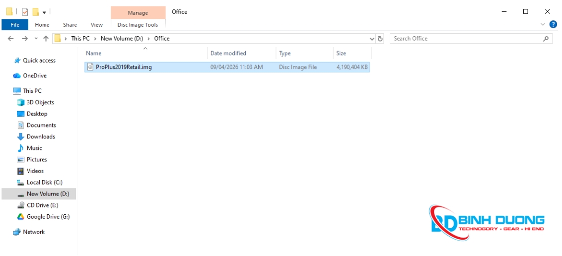 Hướng dẫn cài Office 2019 - Bước 3