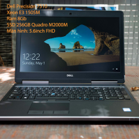Dell Precision 7510 Xeon E3 1505M Ram 8Gb SSD 256GB Quadro M2000M