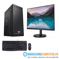 Bộ máy vi tính văn phòng CPU Intel i5 7400 - Ram 8GB - SSD 256GB - Philip 24inch