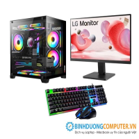 Bộ máy vi tính Gaming CPU Intel i5 4570 - Ram 8GB - SSD 512GB - VGA GTX1050 - LG 22inch