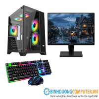Bộ máy vi tính Gaming CPU Intel i5 4590 - Ram 8GB - SSD 256GB - VGA GT730 - ViewSonic 22inch