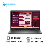 Laptop Dell Latitude 3450, i7-1355U, 16GB, 512GB SSD, Intel Iris Xe Graphics, 14 inch FHD, 3C 42Wh, ax+BT, Win 11 Home, 1Y WTY_71058806