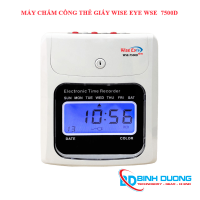 MÁY CHẤM CÔNG THẺ GIẤY WISE EYE WSE 7500D NEW