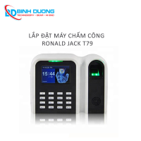 Lắp đặt máy chấm công Ronald Jack T79