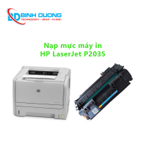 Nạp mực máy in HP LaserJet P2035