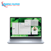 Laptop Dell Ins5445/R7-8840HS/16GB/SSD 512GB/14”2.2K/Win11/Blue/Vỏ nhôm/ iceBlue