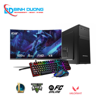 PC Gaming i5 9400F, Main H310, GTX1050Ti 4G, RAM 8GB, SSD 256GB, Màn cong LCD 24inch