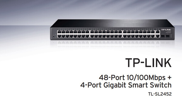Switch TP-LINK TL-SG2452 48 Port dành cho doanh nghiệp