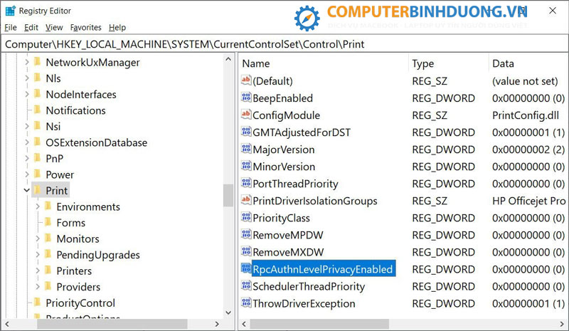 Cách sửa lỗi 0x0000011b khi in qua mạng trên Windows 10